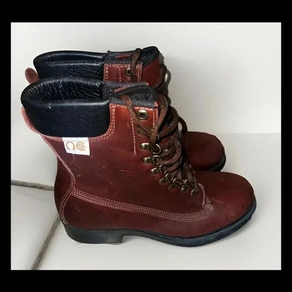 Made In Canada Brown Leather‎ Isolant Thinsulate Insulation Work Boots Size 8.5D - Picture 4 of 8